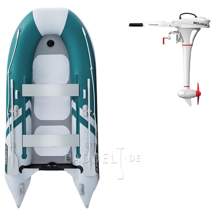  Schlauchboot GLADIATOR CLASSIC B330AD sea green white mit Luftboden