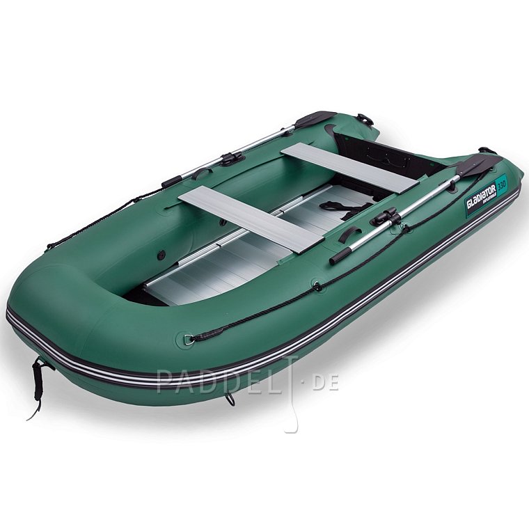 Schlauchboot GLADIATOR CLASSIC B330AL green mit Aluminiumboden