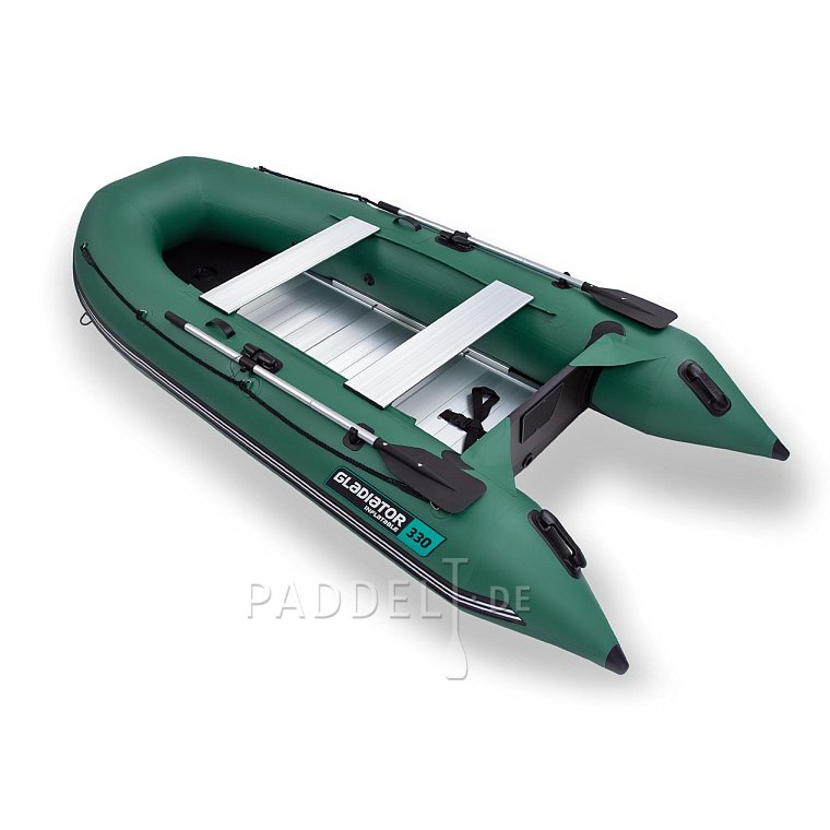 Schlauchboot GLADIATOR CLASSIC B330AL green mit Aluminiumboden