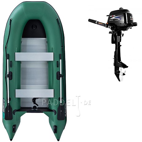 Schlauchboot GLADIATOR CLASSIC B330AL green mit Aluminiumboden