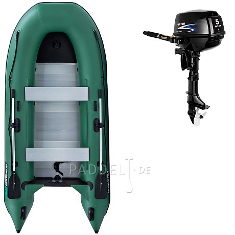 Schlauchboot GLADIATOR CLASSIC B330AL green mit Aluminiumboden