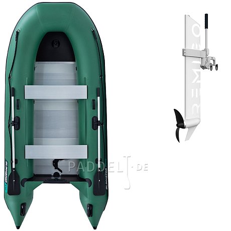 Schlauchboot GLADIATOR CLASSIC B330AL green mit Aluminiumboden