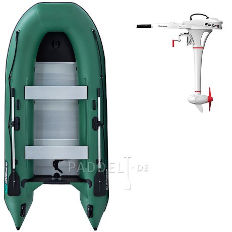 Schlauchboot GLADIATOR CLASSIC B330AL green mit Aluminiumboden