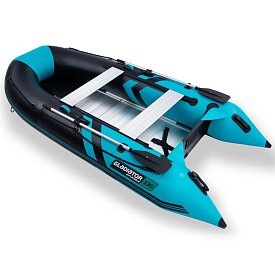 Schlauchboot GLADIATOR CLASSIC B330AL black turquise mit Aluminiumboden