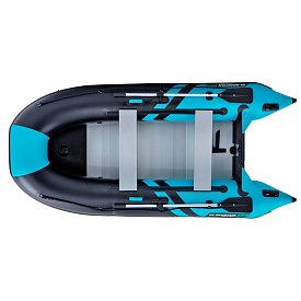 Schlauchboot GLADIATOR CLASSIC B330AL black turquise mit Aluminiumboden