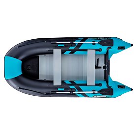 Schlauchboot GLADIATOR CLASSIC B330AL black turquise mit Aluminiumboden