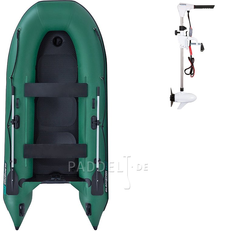 Schlauchboot GLADIATOR CLASSIC B330AD green mit Luftboden