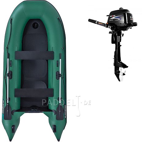 Schlauchboot GLADIATOR CLASSIC B330AD green mit Luftboden