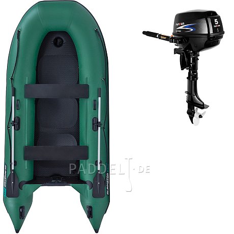 Schlauchboot GLADIATOR CLASSIC B330AD green mit Luftboden