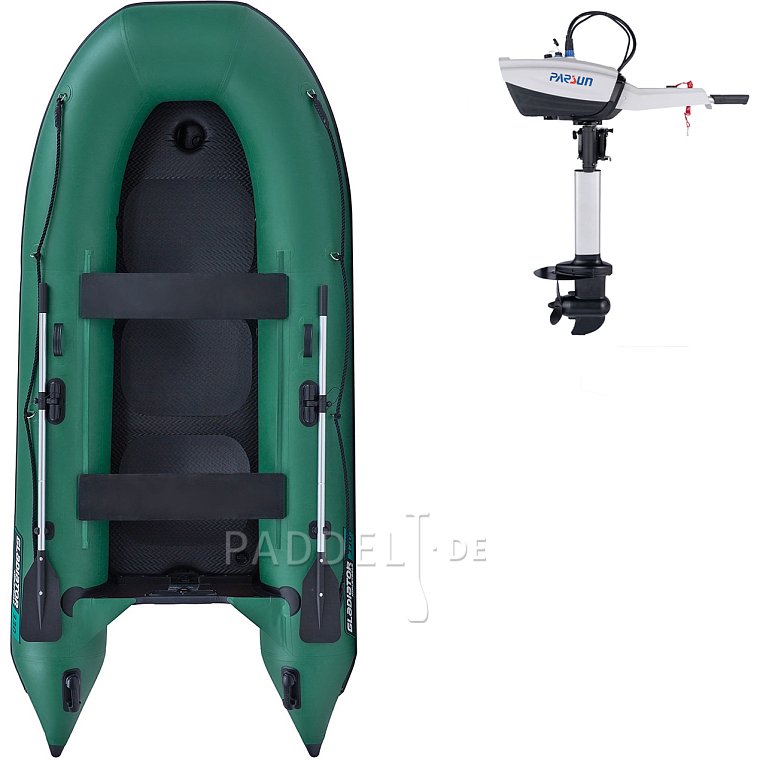 Schlauchboot GLADIATOR CLASSIC B330AD green mit Luftboden