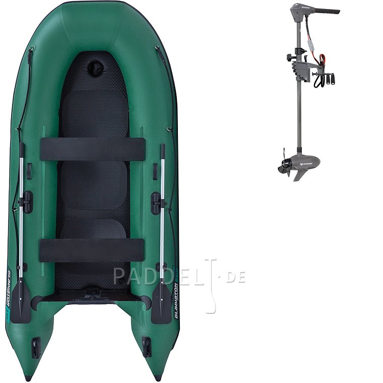 Schlauchboot GLADIATOR CLASSIC B330AD green mit Luftboden