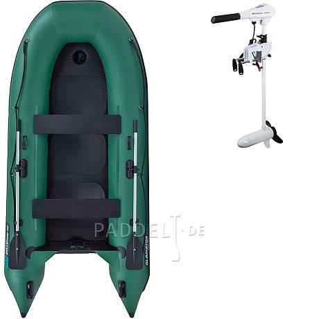 Schlauchboot GLADIATOR CLASSIC B330AD green mit Luftboden