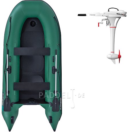 Schlauchboot GLADIATOR CLASSIC B330AD green mit Luftboden