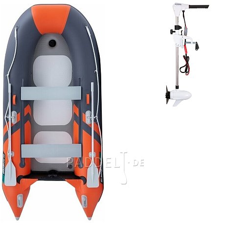 Schlauchboot GLADIATOR CLASSIC B330AD orange dark grey mit Luftboden