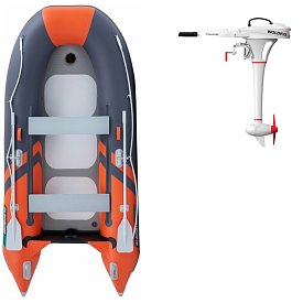 Schlauchboot GLADIATOR CLASSIC B330AD orange dark grey mit Luftboden