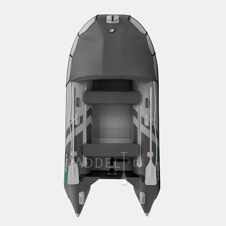 Schlauchboot GLADIATOR ACTIVE C330AL light dark grey mit Aluminiumboden