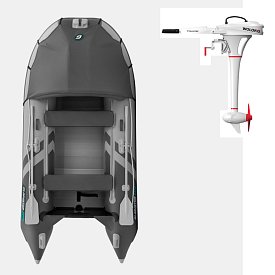 Schlauchboot GLADIATOR ACTIVE C330AL light dark grey mit Aluminiumboden