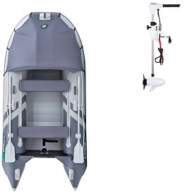 Schlauchboot GLADIATOR ACTIVE C330AL light dark grey mit Aluminiumboden