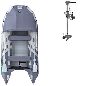 Schlauchboot GLADIATOR ACTIVE C330AL light dark grey mit Aluminiumboden