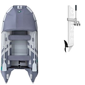 Schlauchboot GLADIATOR ACTIVE C330AL light dark grey mit Aluminiumboden