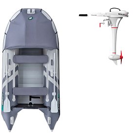 Schlauchboot GLADIATOR ACTIVE C330AL light dark grey mit Aluminiumboden