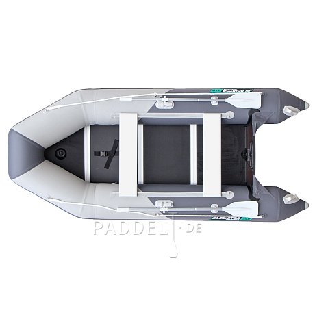 Schlauchboot GLADIATOR LIGHT AK340WF light dark grey mit Lattenboden