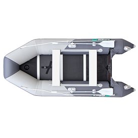 Schlauchboot GLADIATOR LIGHT AK340WF light dark grey mit Lattenboden