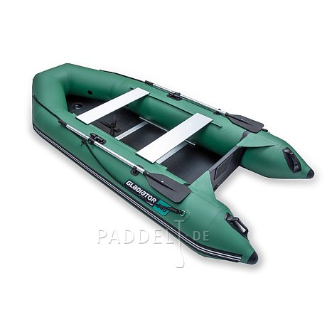 Schlauchboot GLADIATOR LIGHT AK340WF green mit Lattenboden