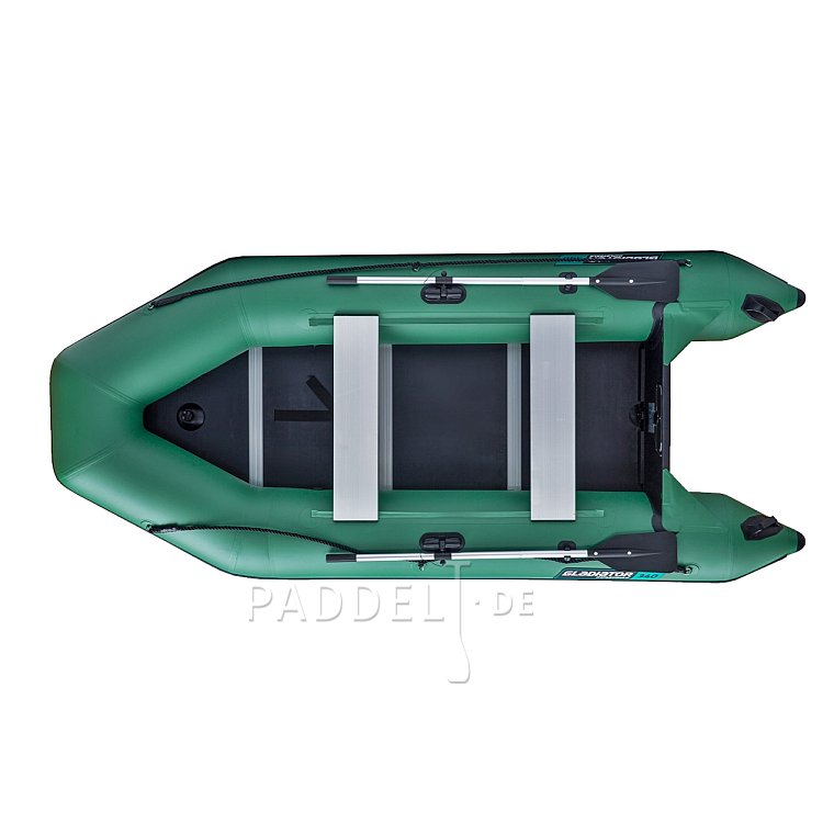 Schlauchboot GLADIATOR LIGHT AK340WF green mit Lattenboden