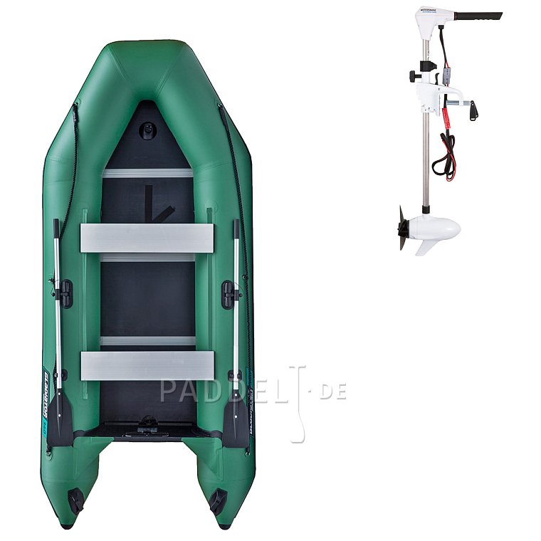 Schlauchboot GLADIATOR LIGHT AK340WF green mit Lattenboden