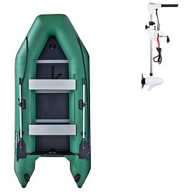 Schlauchboot GLADIATOR LIGHT AK340WF green mit Lattenboden