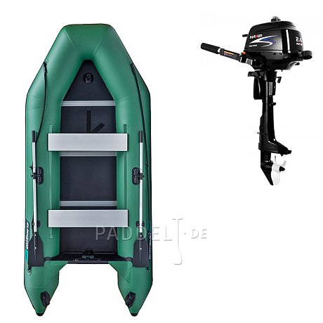 Schlauchboot GLADIATOR LIGHT AK340WF green mit Lattenboden
