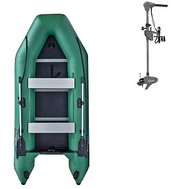 Schlauchboot GLADIATOR LIGHT AK340WF green mit Lattenboden