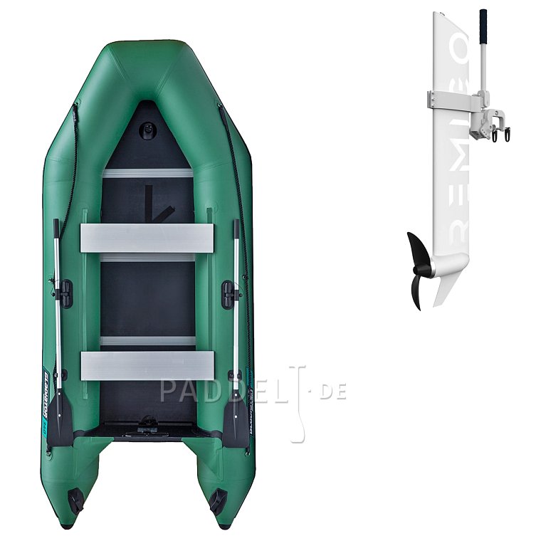 Schlauchboot GLADIATOR LIGHT AK340WF green mit Lattenboden