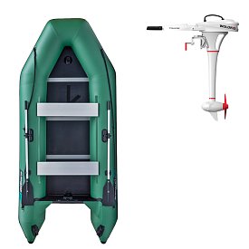 Schlauchboot GLADIATOR LIGHT AK340WF green mit Lattenboden