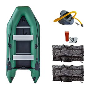 Schlauchboot GLADIATOR LIGHT AK340WF green mit Lattenboden