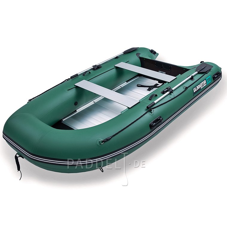 Schlauchboot GLADIATOR CLASSIC B370AL green mit Aluminiumboden
