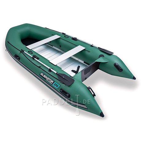 Schlauchboot GLADIATOR CLASSIC B370AL green mit Aluminiumboden