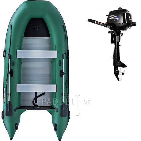 Schlauchboot GLADIATOR CLASSIC B370AL green mit Aluminiumboden