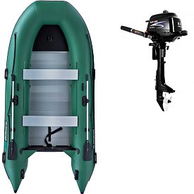 Schlauchboot GLADIATOR CLASSIC B370AL green mit Aluminiumboden