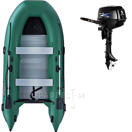 Schlauchboot GLADIATOR CLASSIC B370AL green mit Aluminiumboden