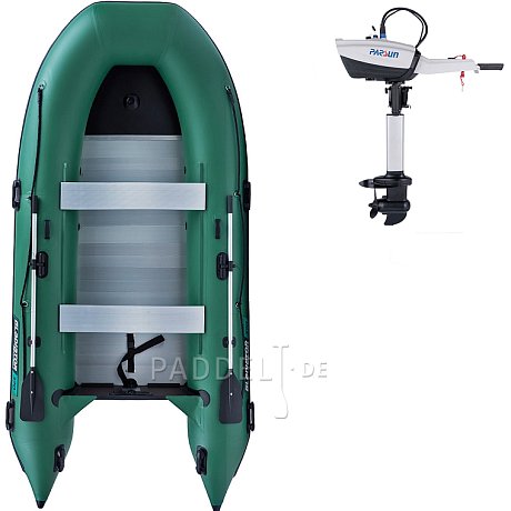 Schlauchboot GLADIATOR CLASSIC B370AL green mit Aluminiumboden