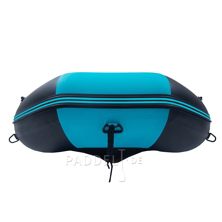 Schlauchboot GLADIATOR CLASSIC B370AL black turquoise mit Aluminiumboden