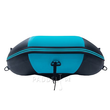 Schlauchboot GLADIATOR CLASSIC B370AL black turquoise mit Aluminiumboden