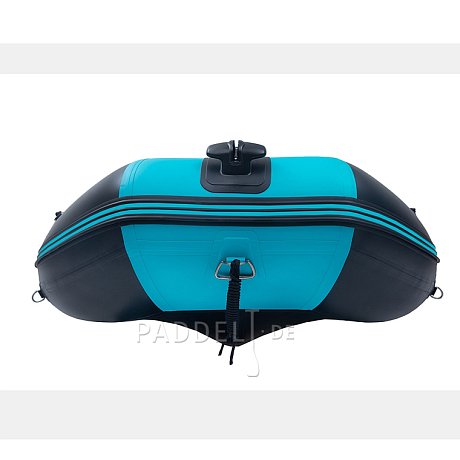 Schlauchboot GLADIATOR CLASSIC B370AL black turquoise mit Aluminiumboden
