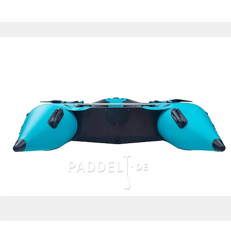 Schlauchboot GLADIATOR CLASSIC B370AL black turquoise mit Aluminiumboden