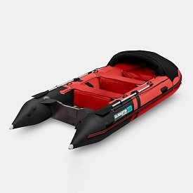 Schlauchboot GLADIATOR ACTIVE C420AL red black mit Aluminiumboden