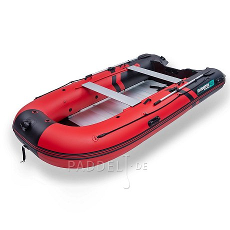Schlauchboot GLADIATOR ACTIVE C420AL red black mit Aluminiumboden
