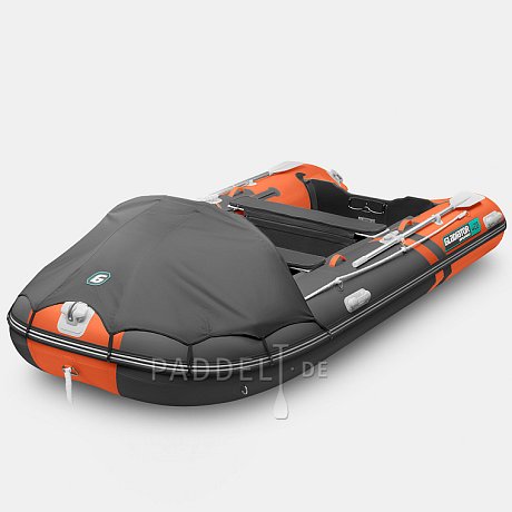 Schlauchboot GLADIATOR ACTIVE C420AL orange dark grey mit Aluminiumboden