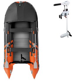 Schlauchboot GLADIATOR ACTIVE C420AL orange dark grey mit Aluminiumboden